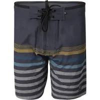 Brunotti Short de Bain Brunotti pour Homme Paitor-Stripe Graphite Bleu-Taille 33