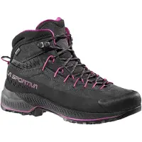 La Sportiva - Chaussures d'approche en GORE-TEX - TX4 Evo Mid GTX W Carbon/Springtime en Cuir - Taille 38 - Noir