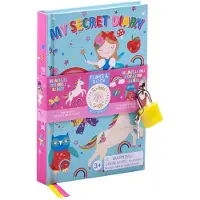 Floss & Rock Mon journal secret parfumé Fée arc-en-ciel, 3 ans et +,