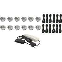 Livolo Les taches encastrées complètent l'ensemble de véranda de 12 | Deluxe 3 | Dimmable