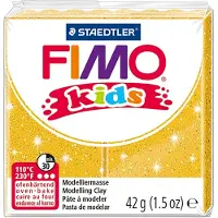 Staedtler Pâte à modeler FIMO kids glitter gold