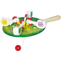 Goki Poulets qui picorent (Allemand, Anglais, Français, Italien)