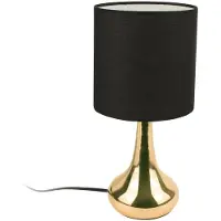 Home Deco Factory Lampe - - Touch - Tactile - Noir et Or