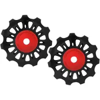 Sunrace Jocky Ensemble De Plateau En Plastique Noir/Rouge 11 Dents