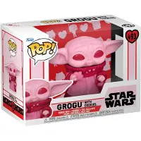 Funko POP! Figurine Pop Star Wars Valentines Edition Grogu with cookies
