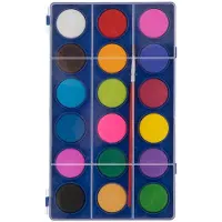 Grafix Waterverfttablet 18 couleurs