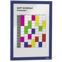 Durable Cadre d'information Duraframe - format A4 - bleu - 10 pièces
