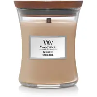 Woodwick Cashmere bougie parfumée avec mèche en bois 275 g