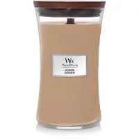 Woodwick Cashmere bougie parfumée avec mèche en bois 609.5 g