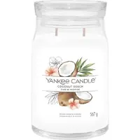 Yankee candle Coconut Beach bougie parfumée Signature 567 g