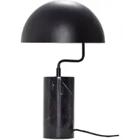 Hubsch Lampe de table en marbre noir