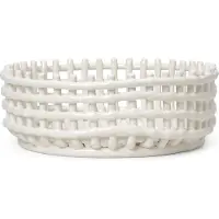 Ferm Living Panier en Céramique Centrepiece | Off White