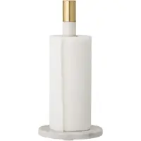 Bloomingville Emira Porte-rouleau De Cuisine | Blanc | Marbre | 82050487