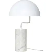 Hubsch Lampe de table en marbre blanc