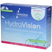 Innoxa HydraVision TRIO Solution Multifonction Lentilles 3x360 ml Fluide