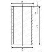 GOETZE Chemise de cylindre ENGINE 14-020450-00
