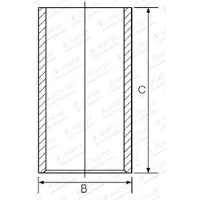GOETZE Chemise de cylindre ENGINE 14-010940-00