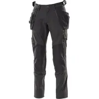 Mascot Accelerate 18031 Hanging Pockets Big Work Pants Noir 56 / 32 Homme