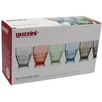 Guzzini - 6 Verres Bas Assortis Tiffany Plastique 35 Cl - Multicolore