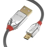 Lindy 36654 câble USB USB 2.0 5 m USB A Micro-USB B Gris