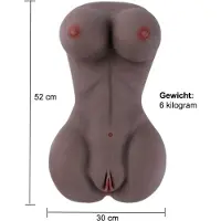Hismith Premium Poupée sexuelle Masturbateur Ebony Mia Kali