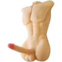 Hismith Premium Masturbateur Corps d'homme pour sa poupée sexuelle George Poupée sexuelle pour lui et sa poupée sexuelle