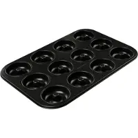Dr. Oetker 1485 Moule A Donuts 12 Empreintes, Moule A Gateau 12 Donuts, Moule Gateau Bagels, Moule Patisserie, Moule Gâteau, Moule À Gâteau, Moule Mini Donuts, Moule Donut, Acier, 26,5 X 38,5 X 2,4