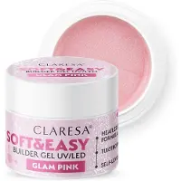 Claresa Soft&Easy Builder Gel base de vernis en gel ongles teinte Glam Pink 45 g