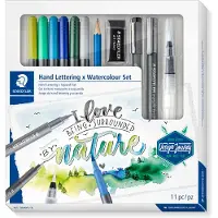 Staedtler Set d'aquarelle - - Hand Lettering - 11 pièces - Multicolore - Pour adultes