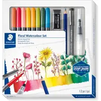 Staedtler Watercolour Floral Drawing Set Multicolore Enfants
