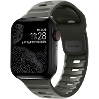 Nomad Bracelet Sport FKM pour Apple Watch | 38/40/41/42 mm - Ash Green