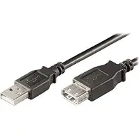 Ewent Câble d'extension USB 2.0 EC1014 de 5m en noir