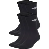 Adidas Originals Chaussettes 'Trefoil Cushion' noir / blanc
