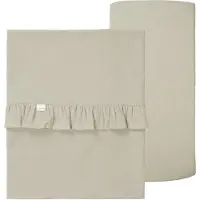 Koeka Alaise pour enfant et drap-housse ruffle paquet combiné Fa sage (140 x 110 cm)