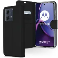 Accezz Étui de télephone Wallet Motorola Moto G84 - Noir