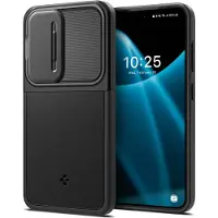 Spigen Coque Optik Armor Camera slider Samsung Galaxy S24 - Noir