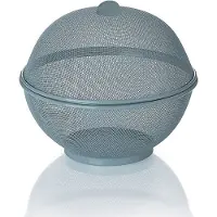 kela Corbeille à Fruits Kela Como avec Capuchon Anti-Mouche Grey 26,5 cm