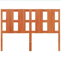 vidaXL Tête de lit brun cireux 135 cm pin massif