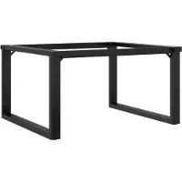 vidaXL Pieds de table basse O-Cadres 80x70x43 cm Fonte