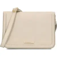 Fred de la bretoniere Sac à Bandoulière Fred de la Bretoniere Alaya Crossbody Leather Off White