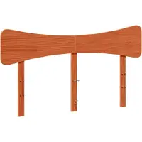 vidaXL Tête de lit brun cireux 160 cm pin massif