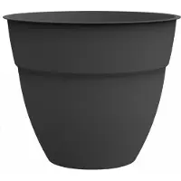 Eda Pot de Plante Circulaire Moderne Gris EDA - Ø 52 cm Gris Foncé Plastique