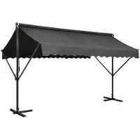 vidaXL Canopy freestanding 400x300 cm anthracite