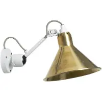 DCW éditions Gras n°304 Applique Murale Brass | White | Conical