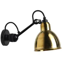 DCW éditions Gras n°304 Applique Murale Brass | Black | Round