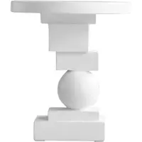 101 Copenhagen La marque originale est toujours structurée comme suit : - Artist - Table d'Appoint. Bone White