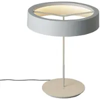 Santa & Cole Sin L Lampe de table White Grey | White Grey Aluminium