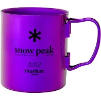 Snow Peak Mug en titane double paroi 450