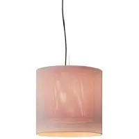 Santa & Cole Lampe Moaré avec abat-jour intérieur Suspension Moaré MS | White | Red