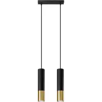 Livolo Lampe suspendue | Noir avec un luxe extérieur doré LED | Voir ici!